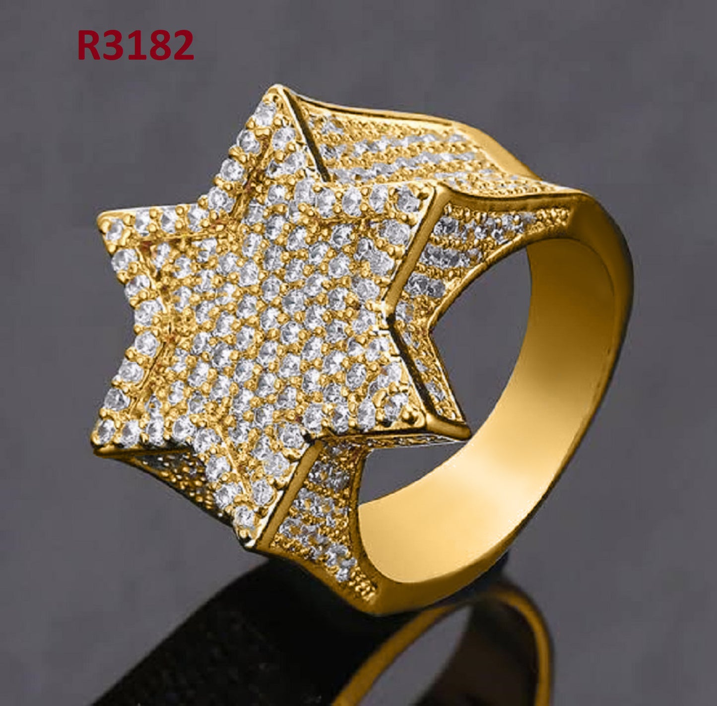10 Karat Yellow Gold 2.18 Carat Diamonds Men's Ring-0340009-YG
