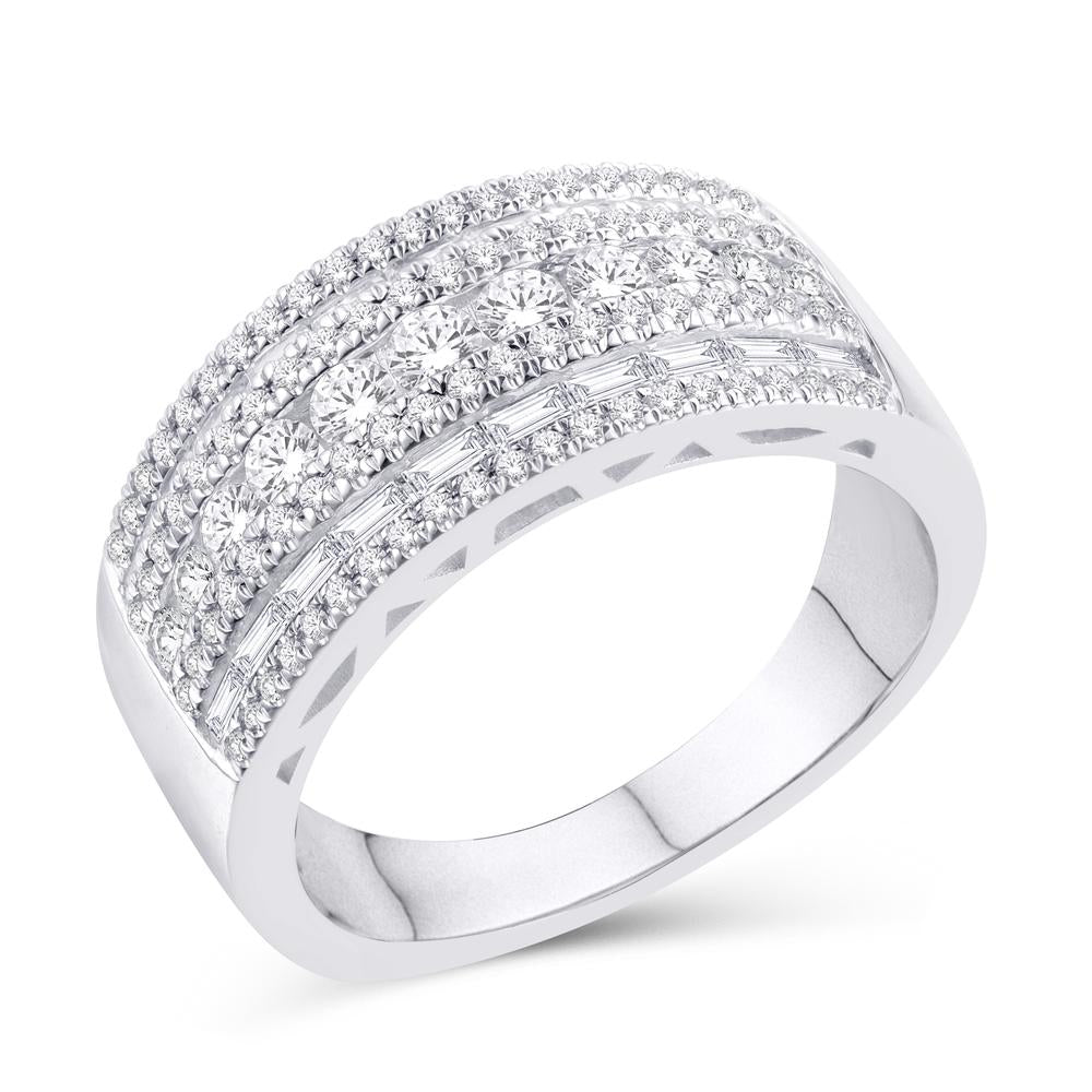 14 Karat Yellow Gold 1.00 Carat Diamonds Classic Ladies Band-0725901-YG
