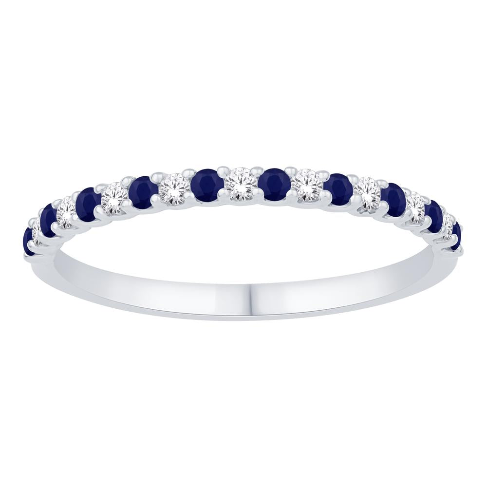 14 Karat White Gold 0.25 Carat Diamonds Classic Ladies Band-0732163-WG