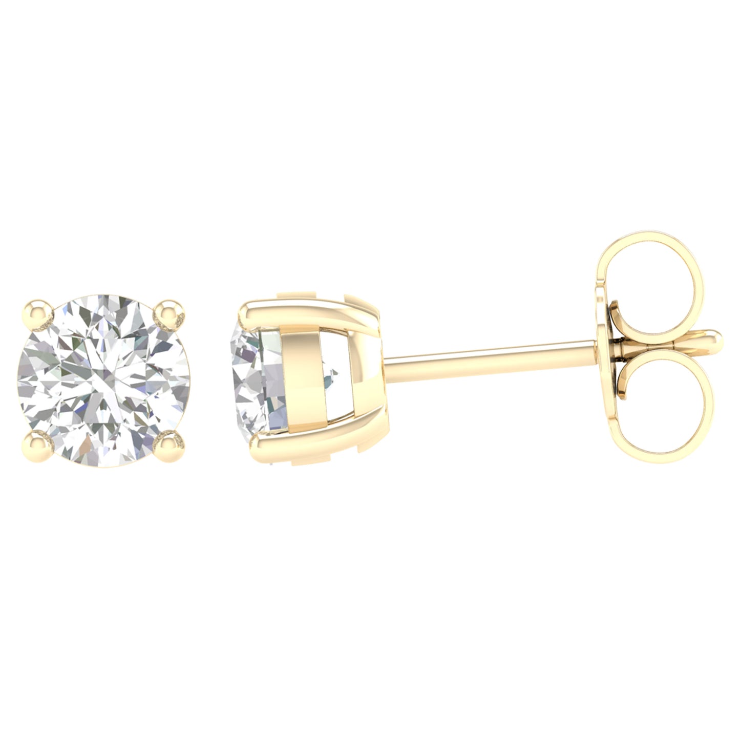 14K 1.00CT Certified Lab Grown Diamond Earring ( IGI Certified )