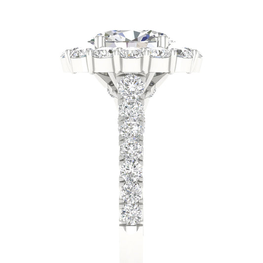 14K 2.00CT Lab Grown Diamond Engagement Ring