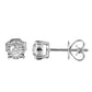 14 Karat White Gold 0.29 Carat Diamonds Stud Earrings-0128010-WG