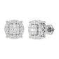 10 Karat White Gold 0.42 Carat Diamonds Round Earrings-0129878-WG