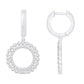 10 Karat White Gold 1.08 Carat Diamonds Round Earrings-0132312-WG