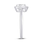 10 Karat White Gold 0.24 Carat Diamonds Pear Ladies Ring-0224045-WG