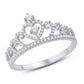 10 Karat White Gold 0.17 Carat Diamonds Round Ladies Ring-0225674-WG