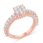 10 Karat All Rose Gold 1.75 Carat Diamonds Fashion Ladies Ring-0226394-ALR
