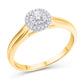 10 Karat Yellow Gold 0.13 Carat Diamonds Round Ladies Ring-0226926-YG