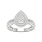 10 Karat Yellow Gold 0.33 Carat Diamonds Pear Ladies Ring-0227946-YG