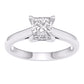 14 Karat White Gold 1.50 Carat Diamonds Lab Grown Diamond Square Ladies Ring-0227976-WG