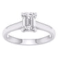 14 Karat White Gold 1.50 Carat Diamonds Lab Grown Diamond Radiant Ladies Ring-0227979-WG