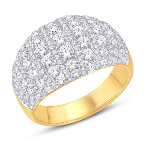 14 Karat All Yellow Gold 2.00 Carat Diamonds Fashion Ladies Band-0228062-ALY