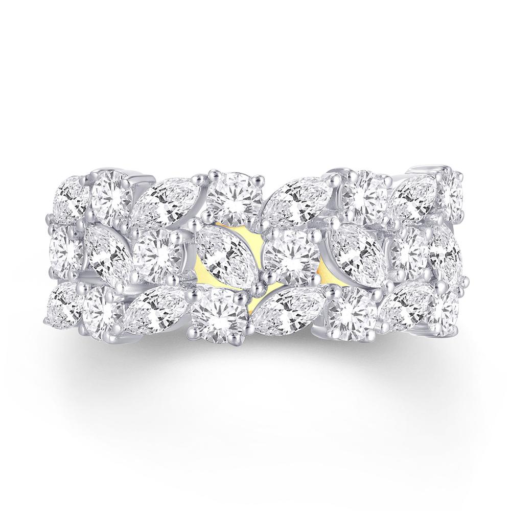 14 Karat Yellow Gold 2.07 Carat Diamonds Fashion Ladies Ring-0228117-YG