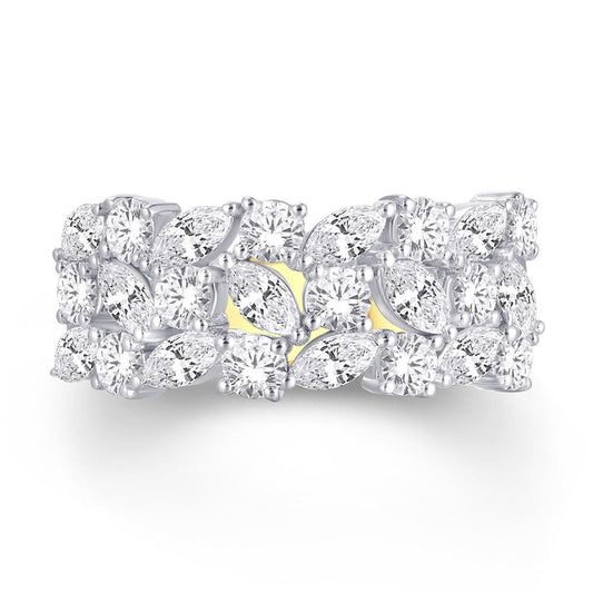 14 Karat Yellow Gold 2.07 Carat Diamonds Fashion Ladies Ring-0228117-YG