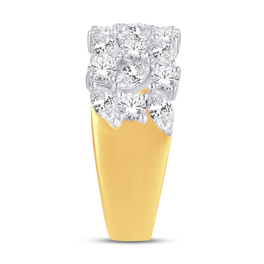 14 Karat Yellow Gold 2.07 Carat Diamonds Fashion Ladies Ring-0228117-YG