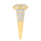 10 Karat Yellow Gold 1.00 Carat Diamonds Oval Ladies Ring-0229951-YG