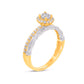 10 Karat Two-tone (Yellow and White) Gold 0.40 Carat Diamonds Ladies Ring-0229954-YW