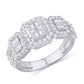 10 Karat White Gold 1.25 Carat Diamonds Retro Men's Ring-0326051-WG