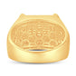 10 Karat All Yellow Gold 0.55 Carat Diamonds Classic Men's Ring-0326921-ALY