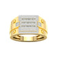 10 Karat Yellow Gold 0.50 Carat Diamonds Classic Men's Ring-0327025-YG