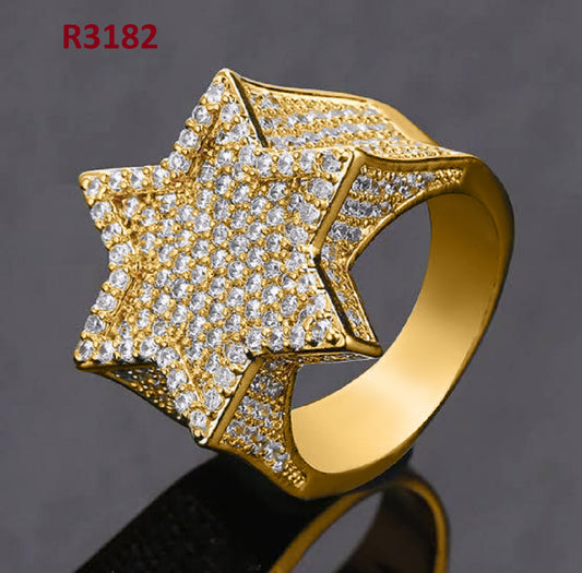 10 Karat Yellow Gold 2.18 Carat Diamonds Men's Ring-0340009-YG