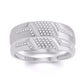 14 Karat White Gold 0.33 Carat Diamonds Square Trio Set-0425943-WG