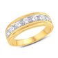 14 Karat Yellow Gold 0.67 Carat Diamonds Classic Men's Band-0625928-YG