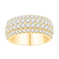 10 Karat All Yellow Gold 2.74 Carat Diamonds Classic Men's Band-0632836-ALY