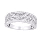 10 Karat White Gold 0.96 Carat Diamonds Classic Men's Band-0660002-WG