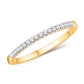 14 Karat Yellow Gold 0.10 Carat Diamonds Classic Ladies Band-0725225-YG