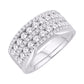 14 Karat White Gold 1.60 Carat Diamonds Classic Ladies Band-0725256-WG