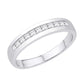 14 Karat White Gold 0.50 Carat Diamonds Classic Ladies Band-0725258-WG