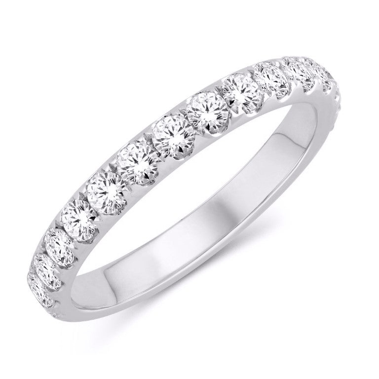 14 Karat White Gold 1.50 Carat Diamonds Classic Ladies Band-0725271-WG