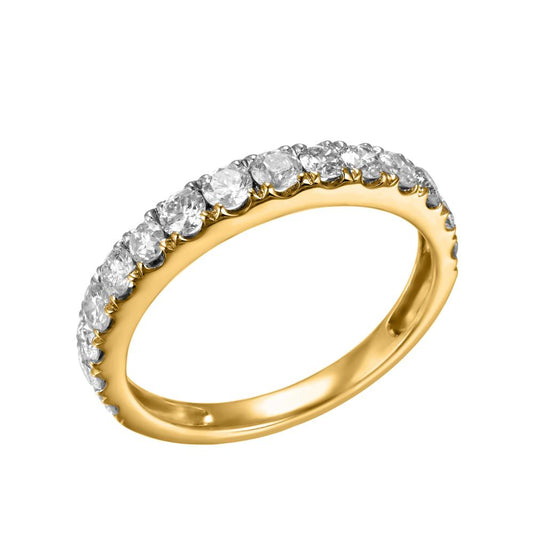 10 Karat Yellow Gold 1.00 Carat Diamonds Classic Ladies Band 0725607-YG