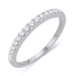 14 Karat White Gold 0.90 Carat Diamonds Classic Ladies Band-0725871-WG