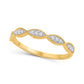 10 Karat Yellow Gold 0.15 Carat Diamonds Fancy Ladies Band-0725879-YG