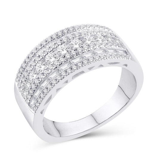14 Karat Yellow Gold 1.00 Carat Diamonds Classic Ladies Band-0725901-YG