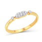 10 Karat Yellow Gold 0.10 Carat Diamonds Fancy Ladies Band-0725910-YG