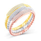 10 Karat All Rose Gold 0.10 Carat Diamonds Fancy Ladies Band-0726005-ALR
