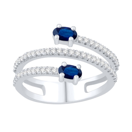 14 Karat White Gold 0.96 Carat Diamonds Classic Ladies Band-0732136-WG