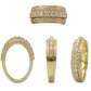 10 Karat Yellow Gold 1.75 Carat Diamonds Classic Ladies Band-0750002-YG
