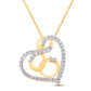 10 Karat Yellow Gold 0.25 Carat Diamonds Fashion Pendant-0829294-YG