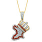 10K 0.53-0.60CT D-MAP 'AFRICA'