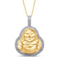 10K 0.88-0.98CT D-BUDDHA