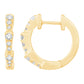 10 Karat Yellow Gold 0.34 Carat Diamonds Fancy Hoops-0932165-YG
