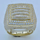 10K 3.76- 3.83CT D-MENS RINGS