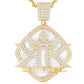 10 Karat All Yellow Gold 2.15 Carat Diamonds KK HipHop Pendant-1025946-ALY