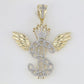 10K 0.50CT D- " $ WITH WINGS "
