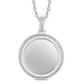10 Karat White Gold 1.50 Carat Diamonds Round Memory Charms HipHop Pendant-1026074-WG