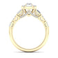 14K 0.90CT D-LADIES RINGS